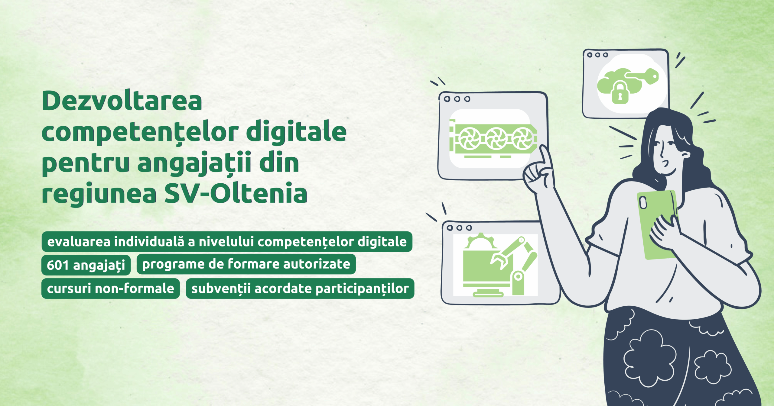 Developing digital competences for employees in SV-Oltenia region